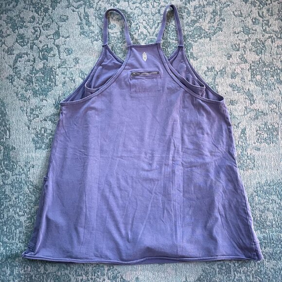 Free People Hot Shot Mini Dress Blue Indigo size Large - Picture 9 of 13